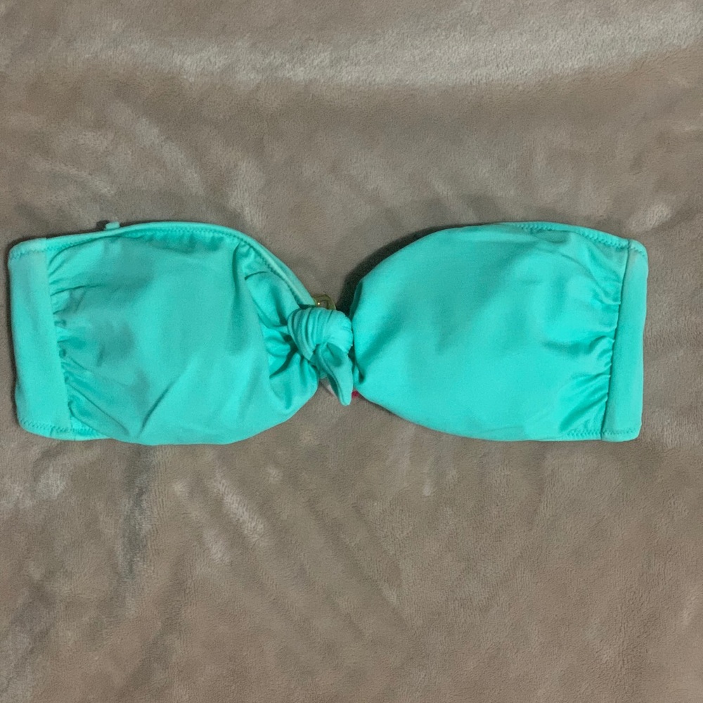 Victoria secret blue bow swimsuit